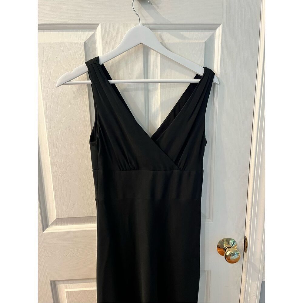 J. Crew Sophia 100% Silk Black Sleeveless Classic LBD sz 2 EUC